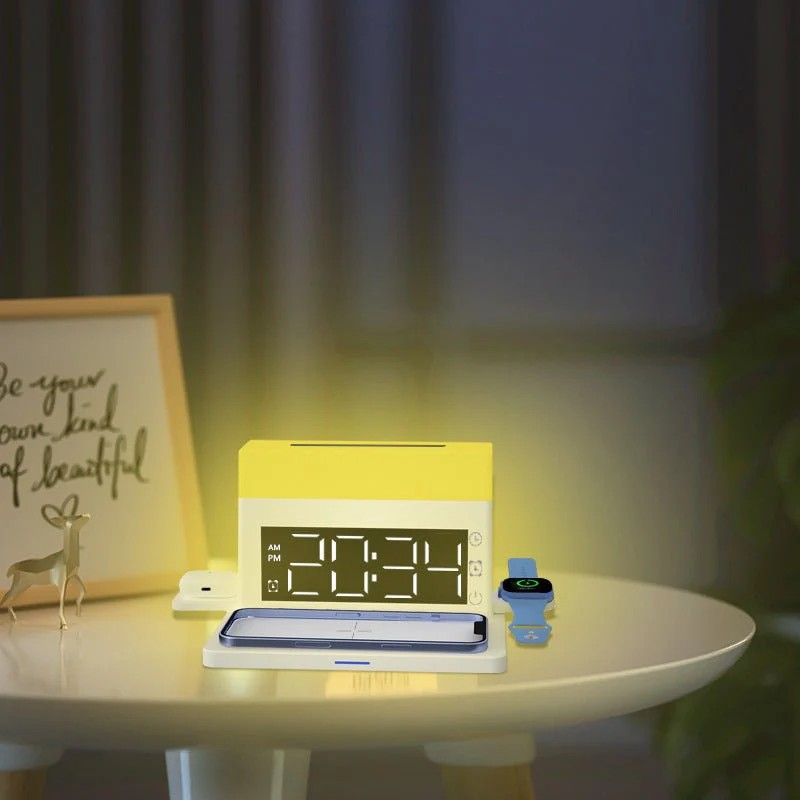 Creative 6-in-1 Multi-function Night Light, Clock, Alarm, Eye Protection My Store