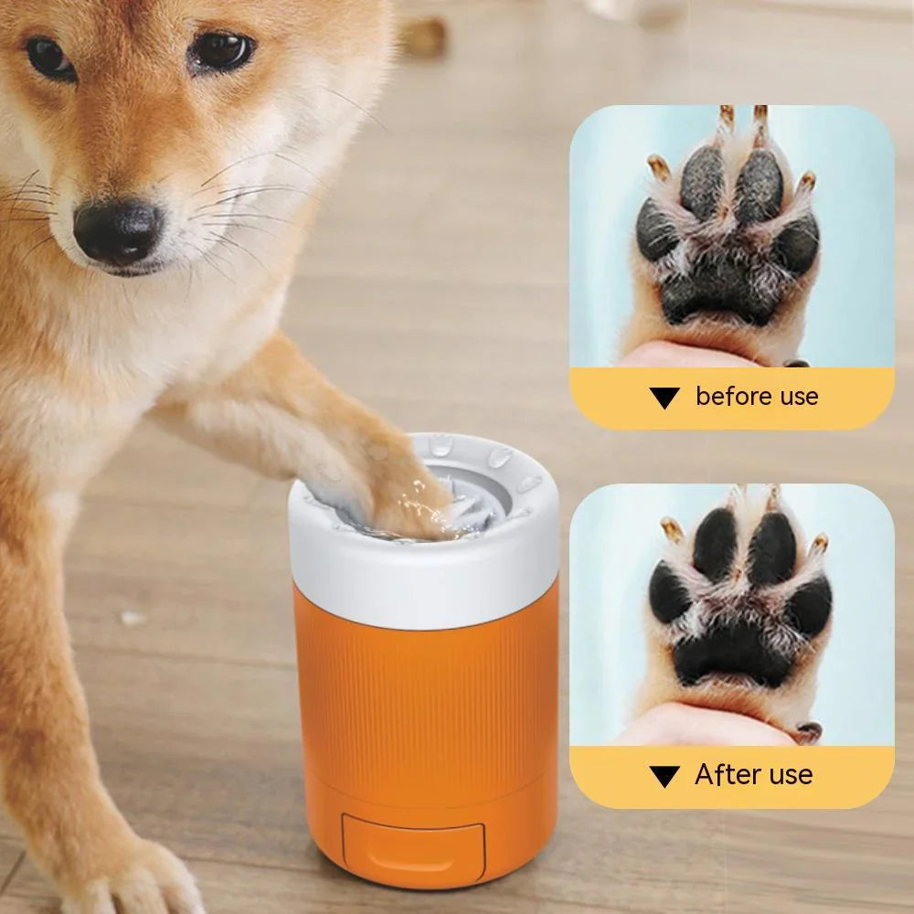 Pet foot washing cup, semi-automatic, easy cleaning, hygiene supplies solution. My Store
