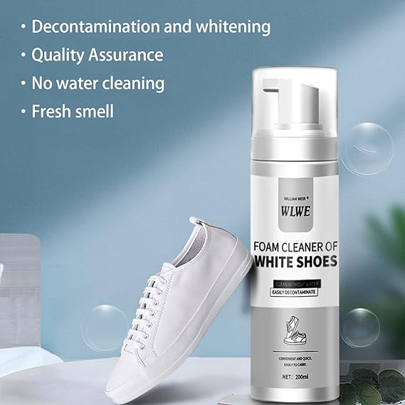 WLWE shoe cleaner, effective, fast, restores shoes, deep clean solution. My Store