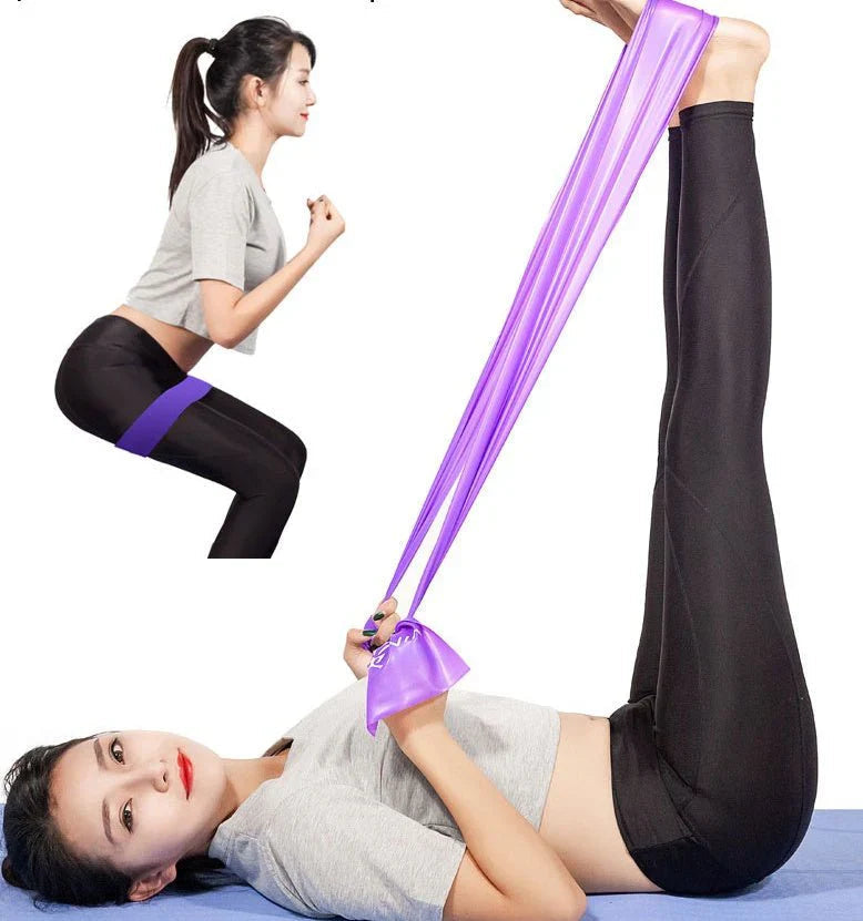 Yoga fitness resistance band, versatile, durable, strength training, flexibility, toning. My Store